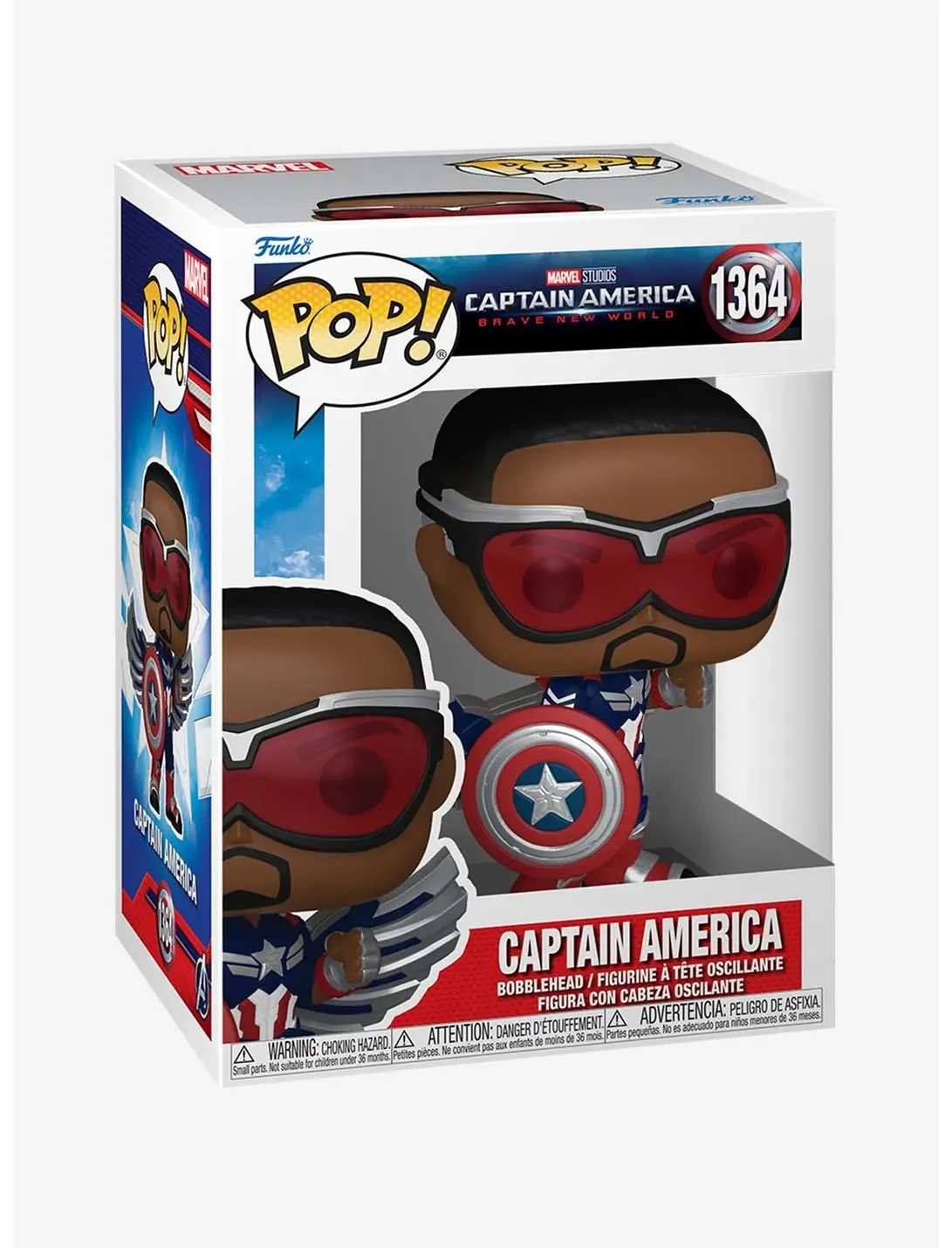 Funko Pop! Marvel Captain America: Brave New World Captain America Vinyl Figure