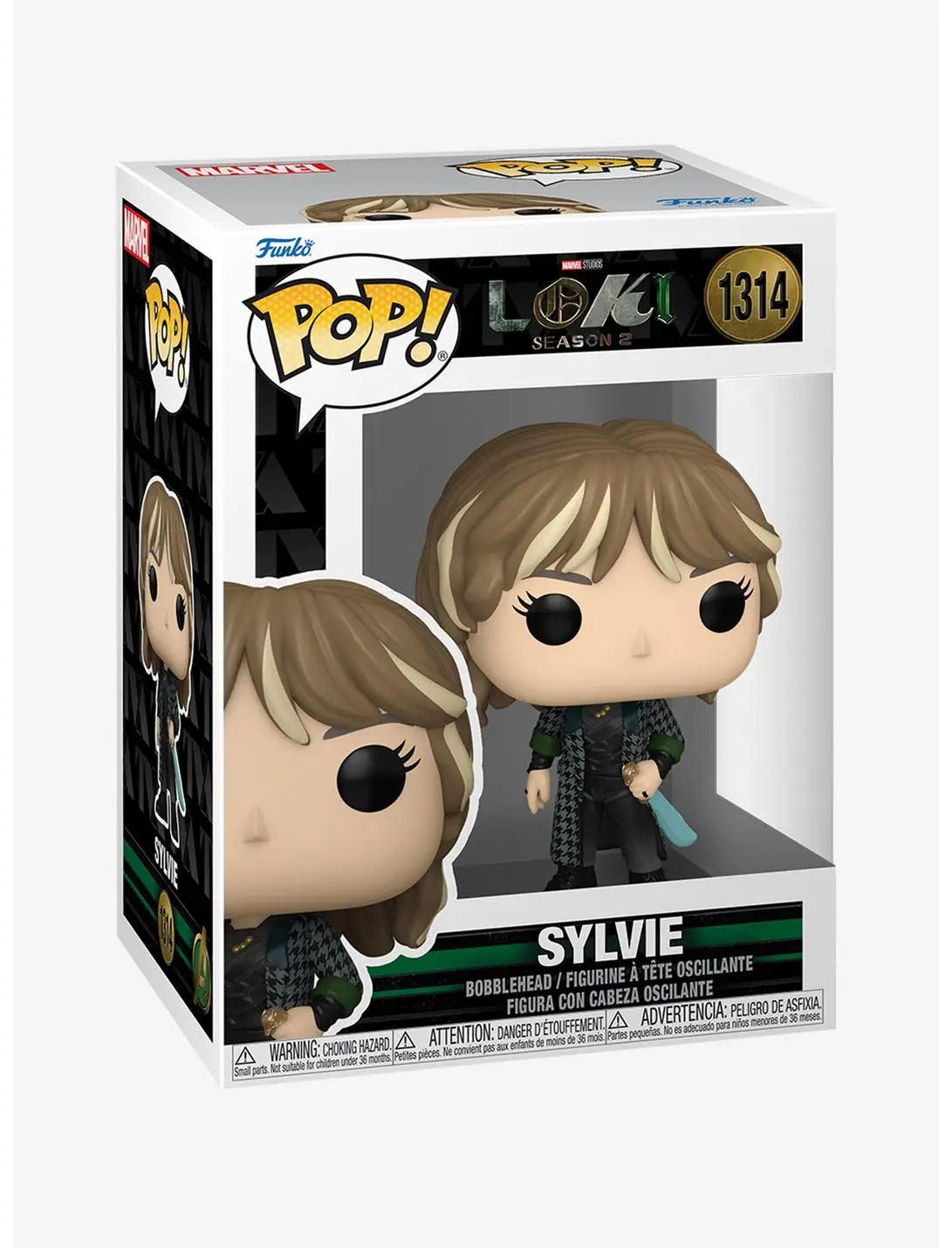 Funko Pop! Marvel Loki Season 2 Sylvie Vinyl Bobblehead