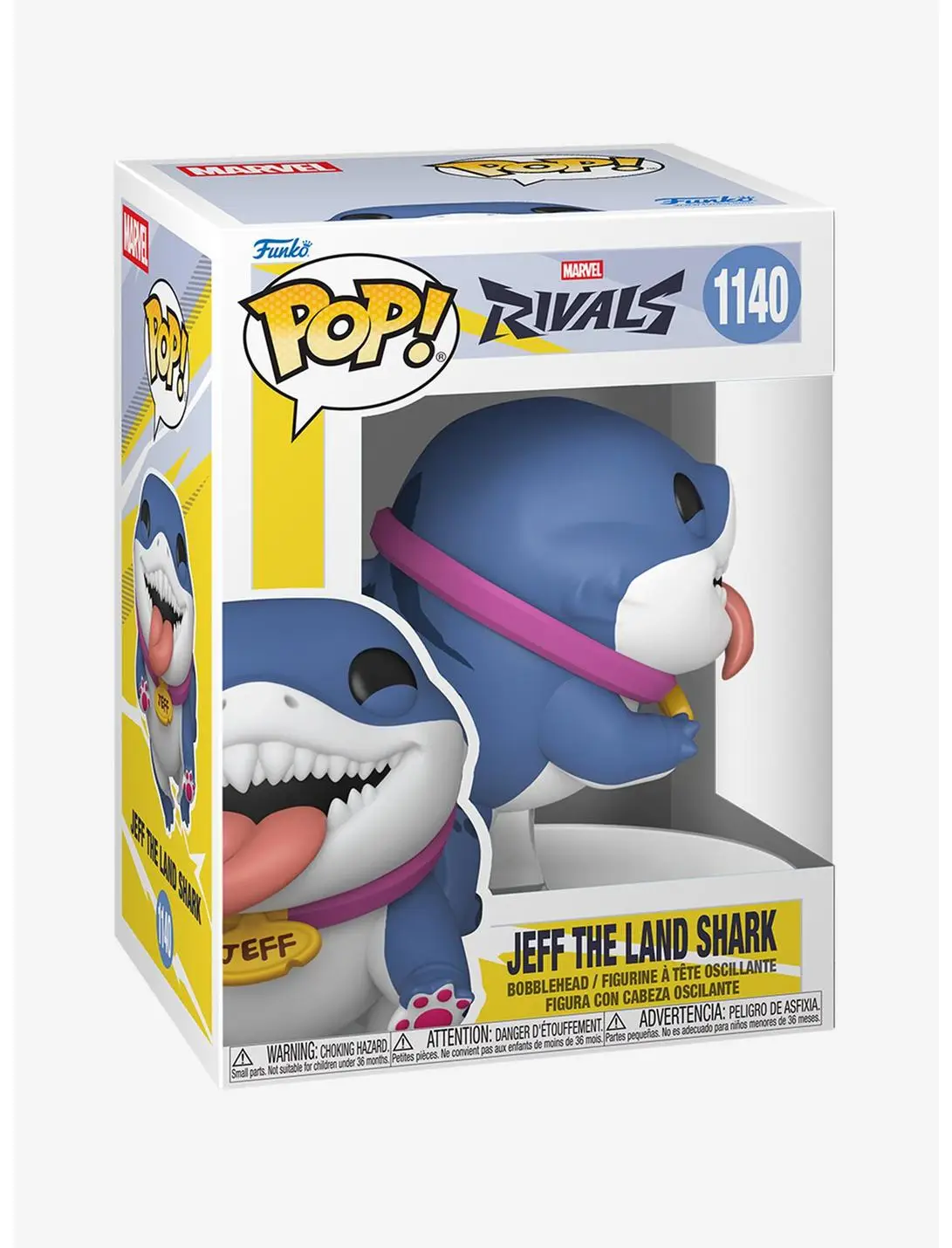 Funko Pop! Marvel Rivals Jeff The Land Shark Vinyl Figure