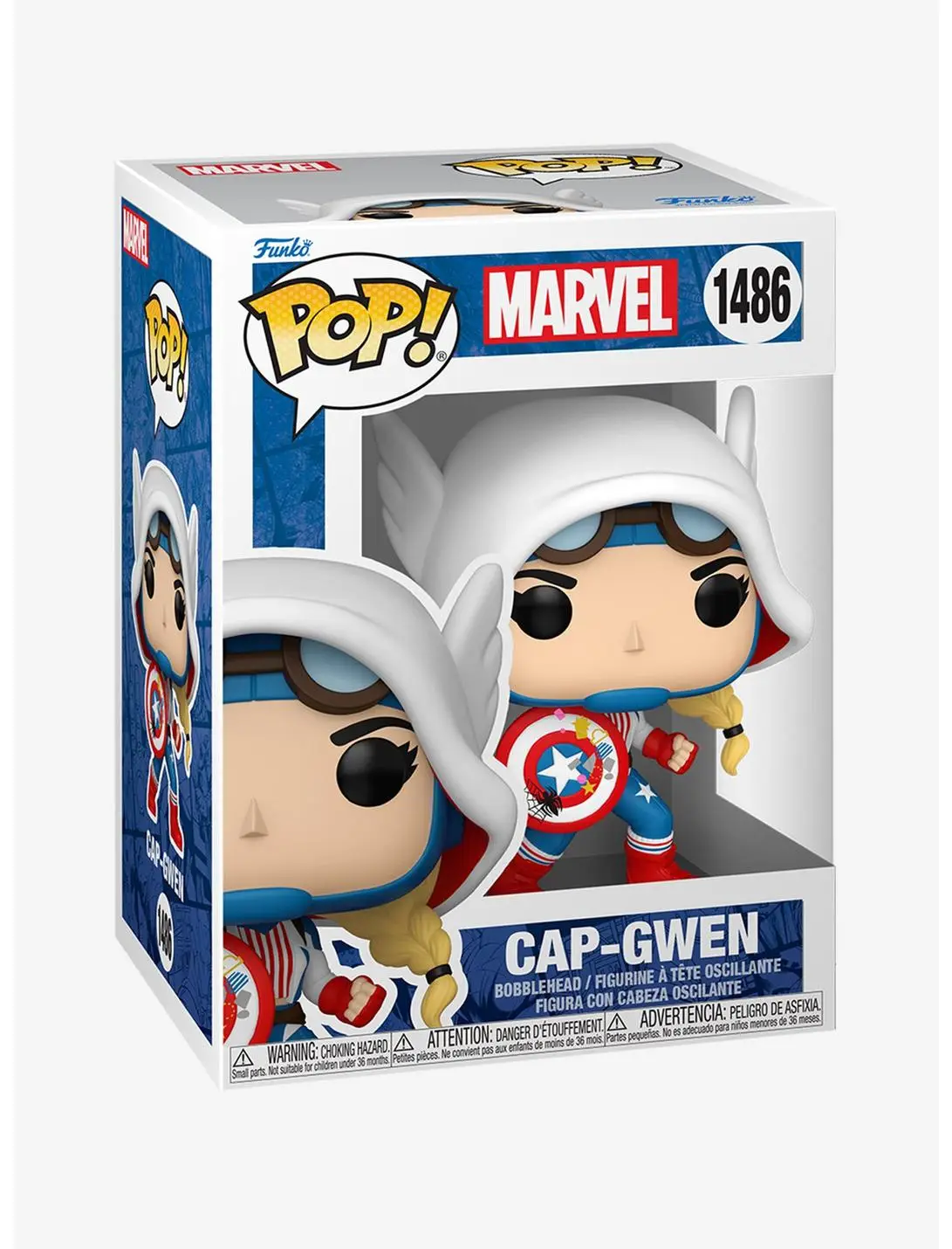 Funko Pop! Marvel Spider-Gwen: Gwenverse Cap-Gwen Vinyl Figure