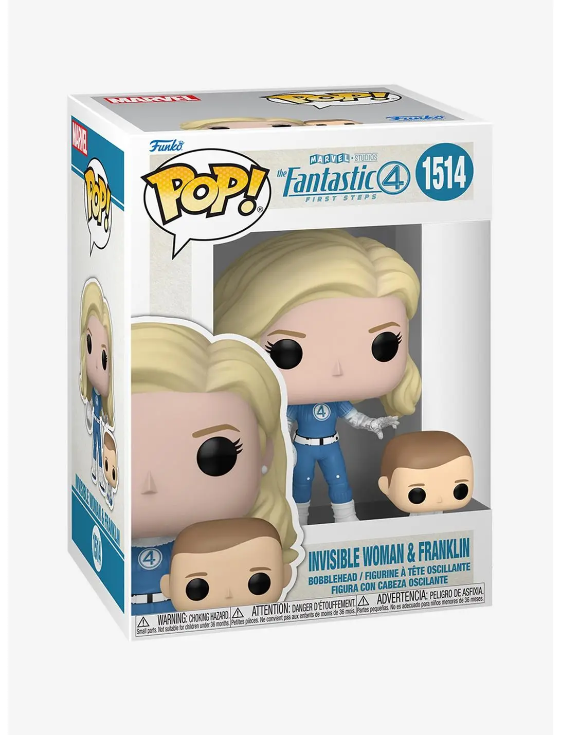 Funko Pop! Marvel The Fantastic Four: First Steps Invisible Woman & Franklin Vinyl Figure