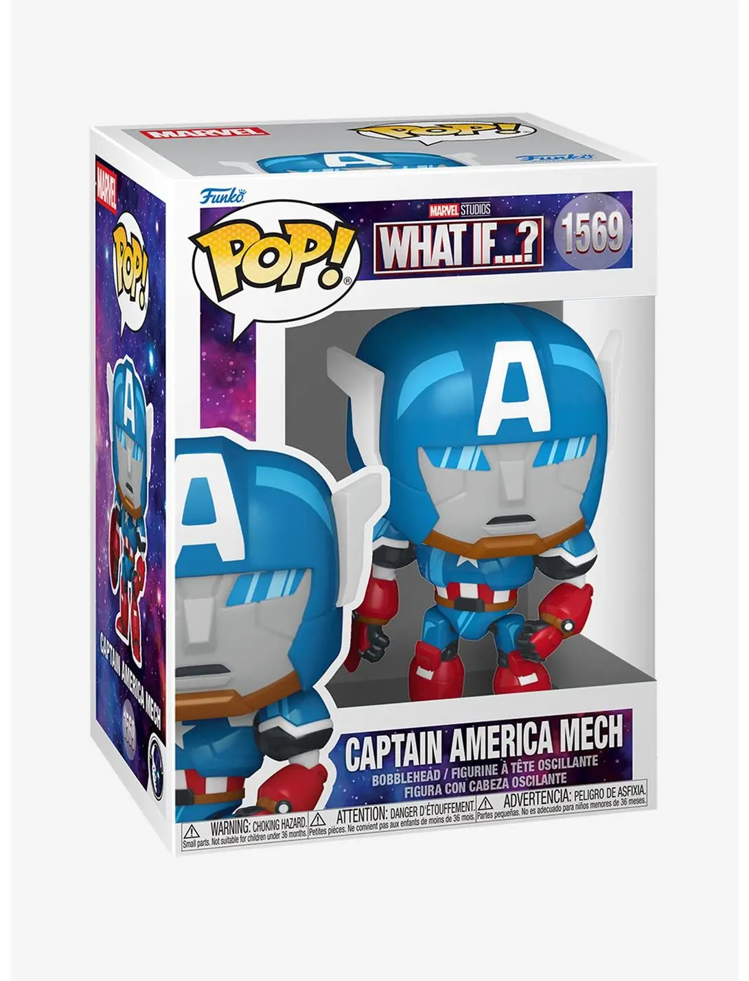 Funko Pop! Marvel What If...? Captain America Mech Vinyl Bobblehead