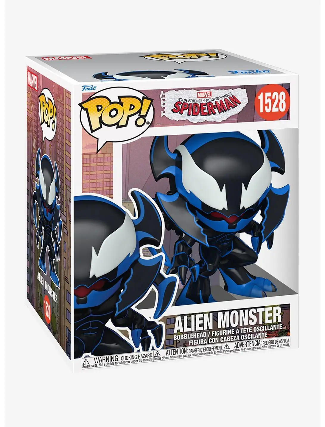 Funko Pop! Marvel Your Friendly Neighborhood Spider-Man Alien Monster Bobblehead