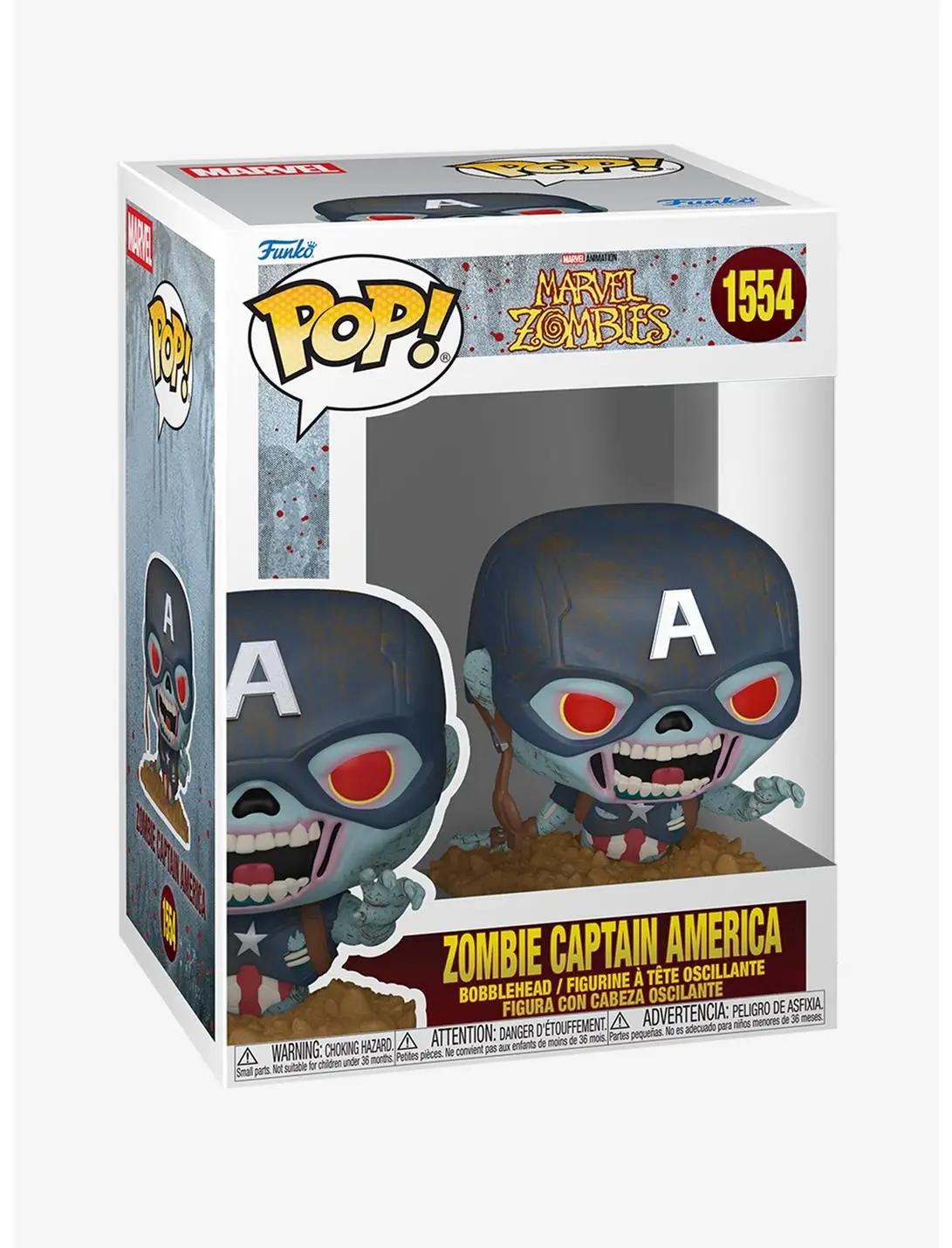 Funko Pop! Marvel Zombies Zombie Captain America Vinyl Bobblehead