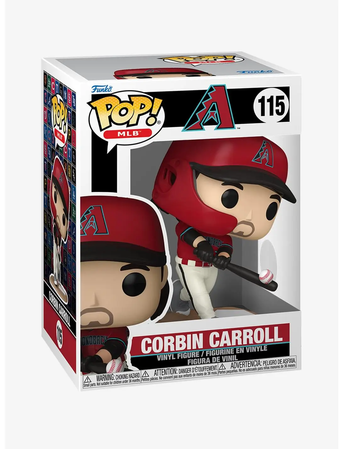 Funko Pop! MLB Arizona Diamondbacks Corbin Carroll Vinyl Figure