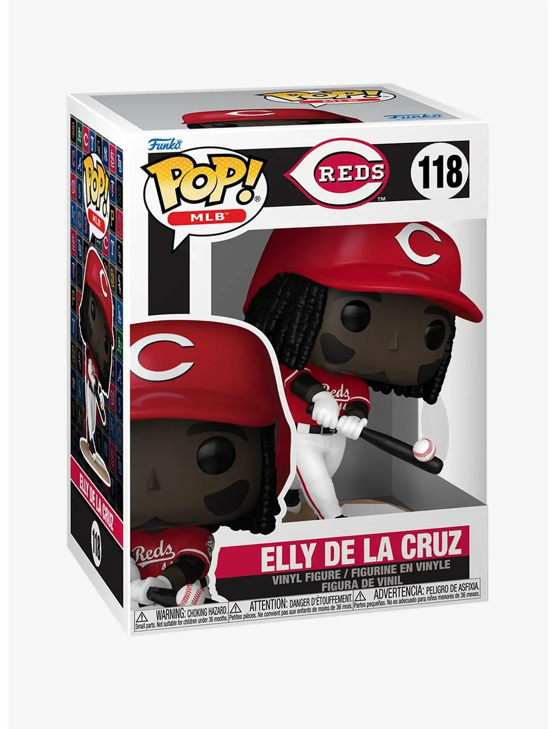 Funko Pop! MLB Cincinnati Reds Elly De La Cruz Vinyl Figure
