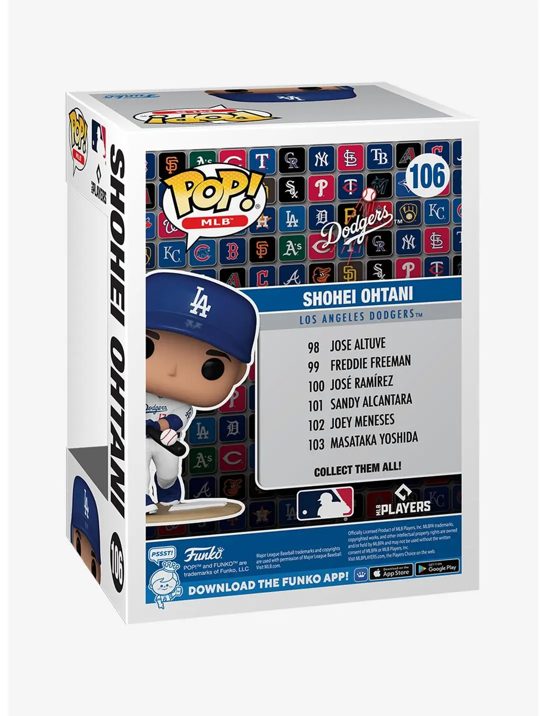 Funko Pop! MLB Los Angeles Dodgers Shohei Ohtani Vinyl Figure