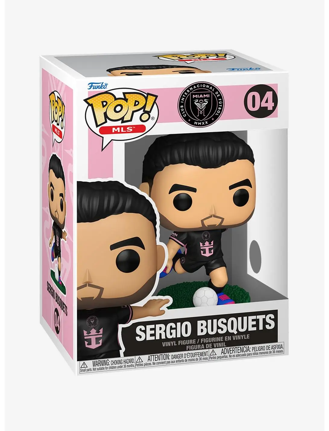 Funko Pop! MLS Inter Miami CF Sergio Busquets Vinyl Figure
