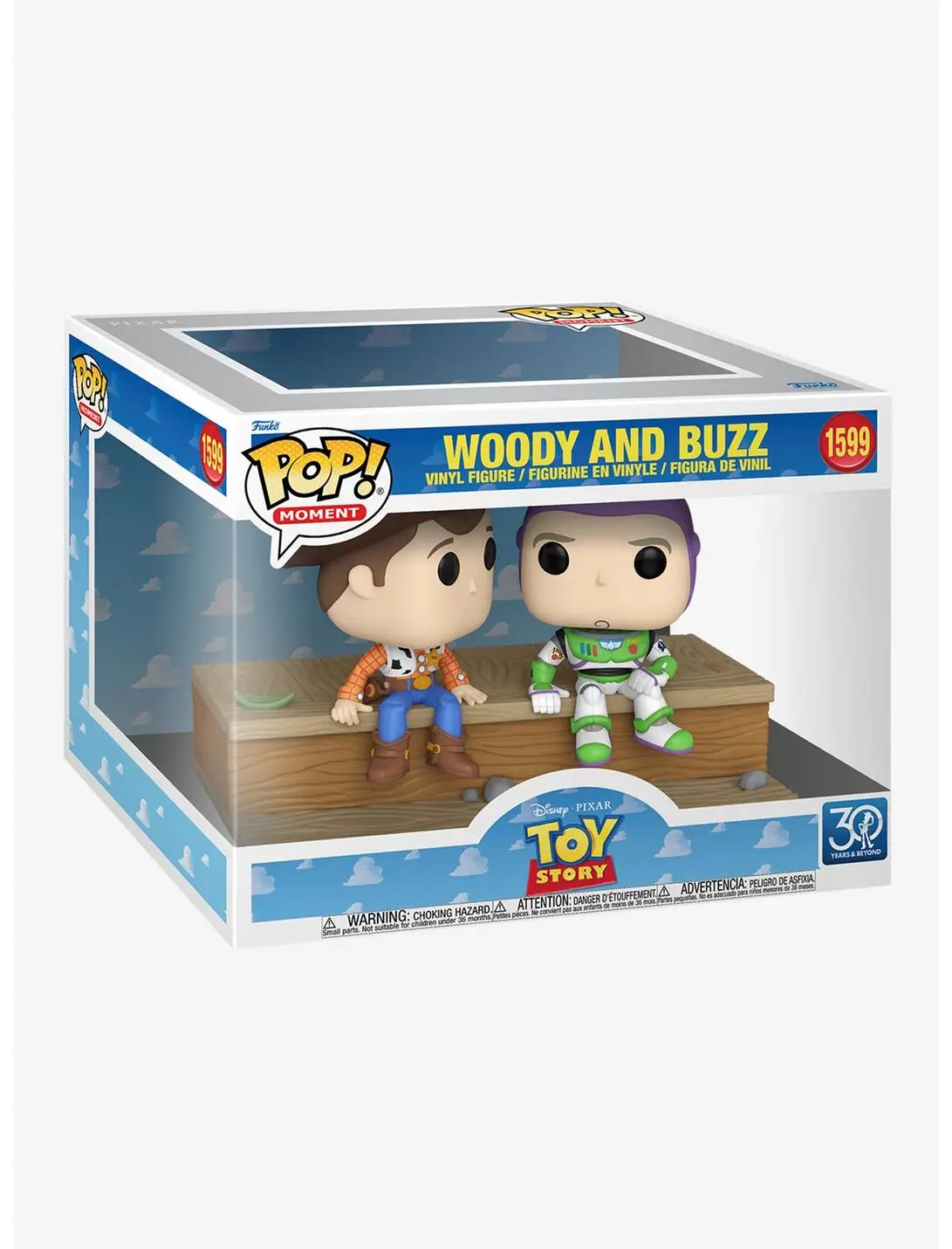 Funko Pop! Moment Disney Pixar Toy Story 30th Anniversary Woody & Buzz Vinyl Figure