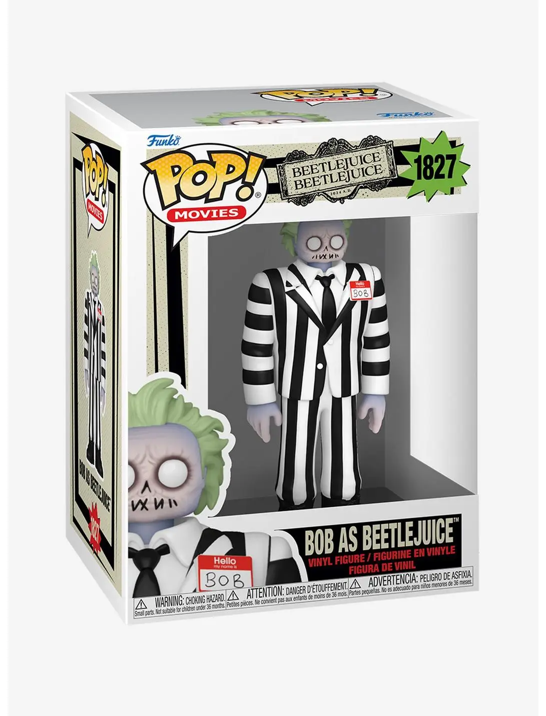 Funko Pop! Movies Beetlejuice Beetlejuice Bob as Beetlejuice Vinyl Figure
