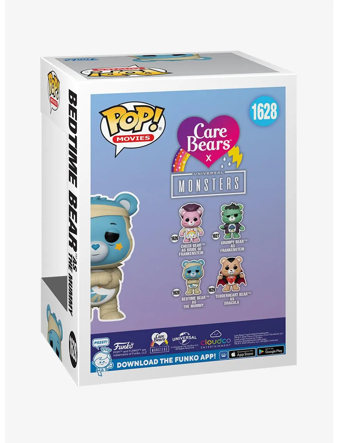 Funko Pop! Movies Care Bears x Universal Monsters Bedtime Bear as The Mummy Vinyl Figure