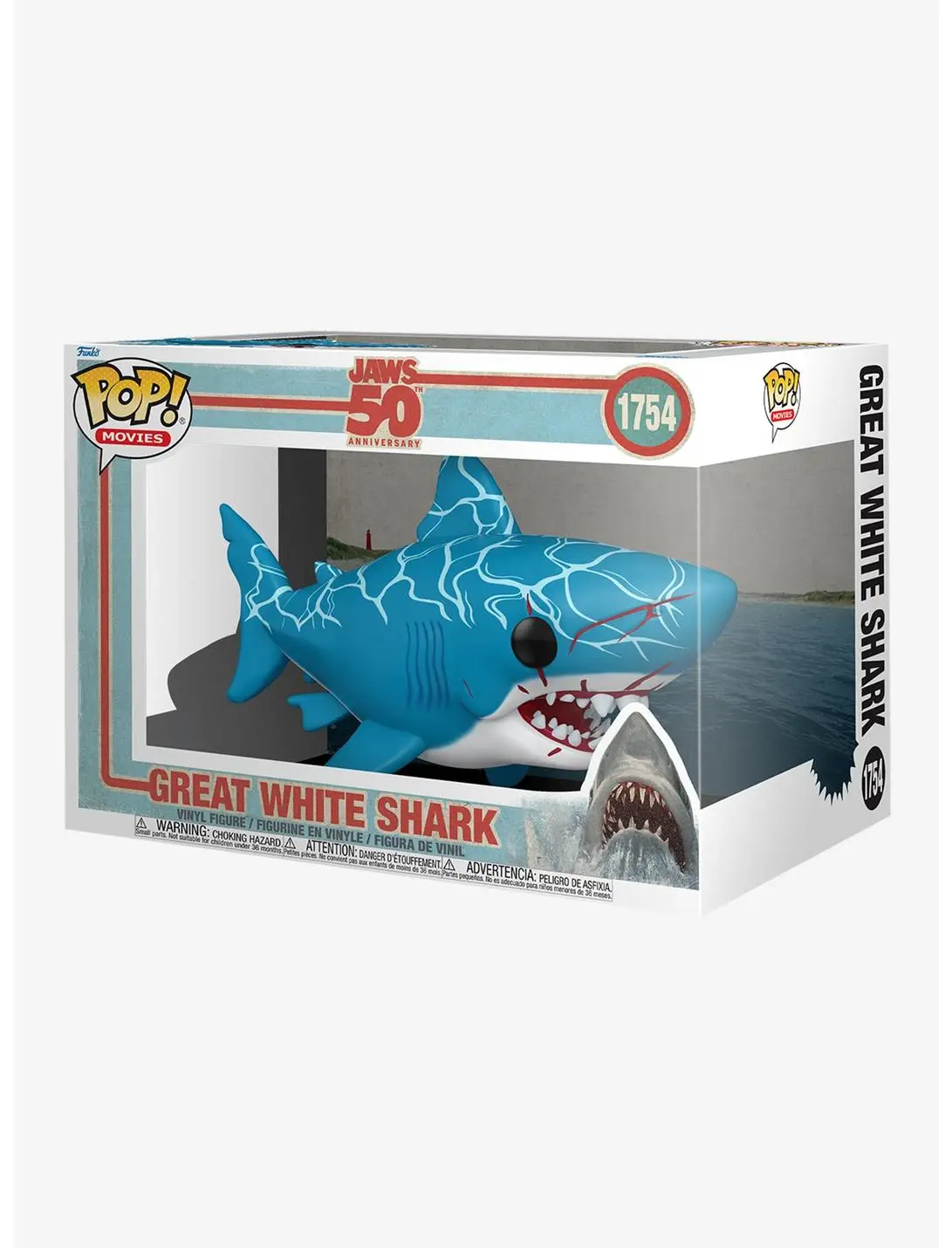 Funko Pop! Movies Jaws 50th Anniversary Great White Shark Vinyl Figure
