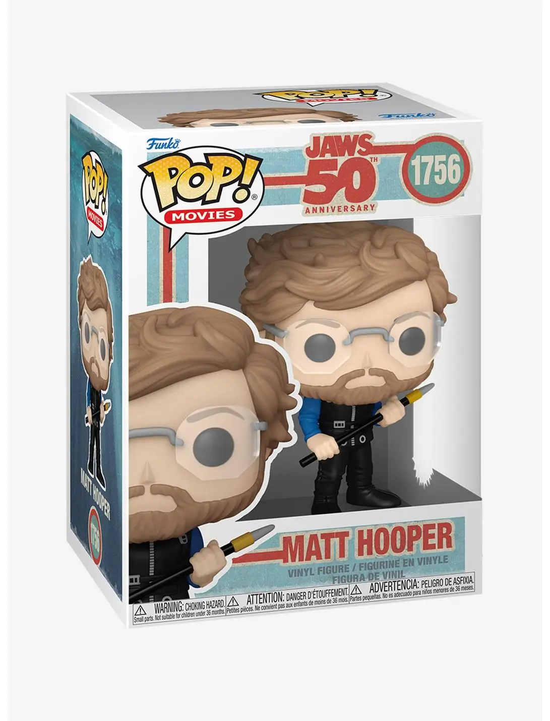 Funko Pop! Movies Jaws 50th Anniversary Matt Hooper Vinyl Figure