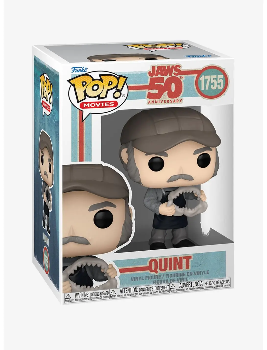Funko Pop! Movies Jaws 50th Anniversary Quint Vinyl Figure