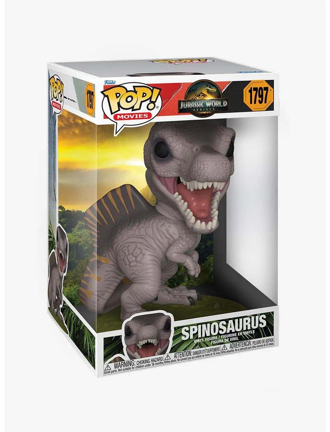 Funko Pop! Movies Jurassic World: Rebirth Spinosaurus Jumbo Vinyl Figure
