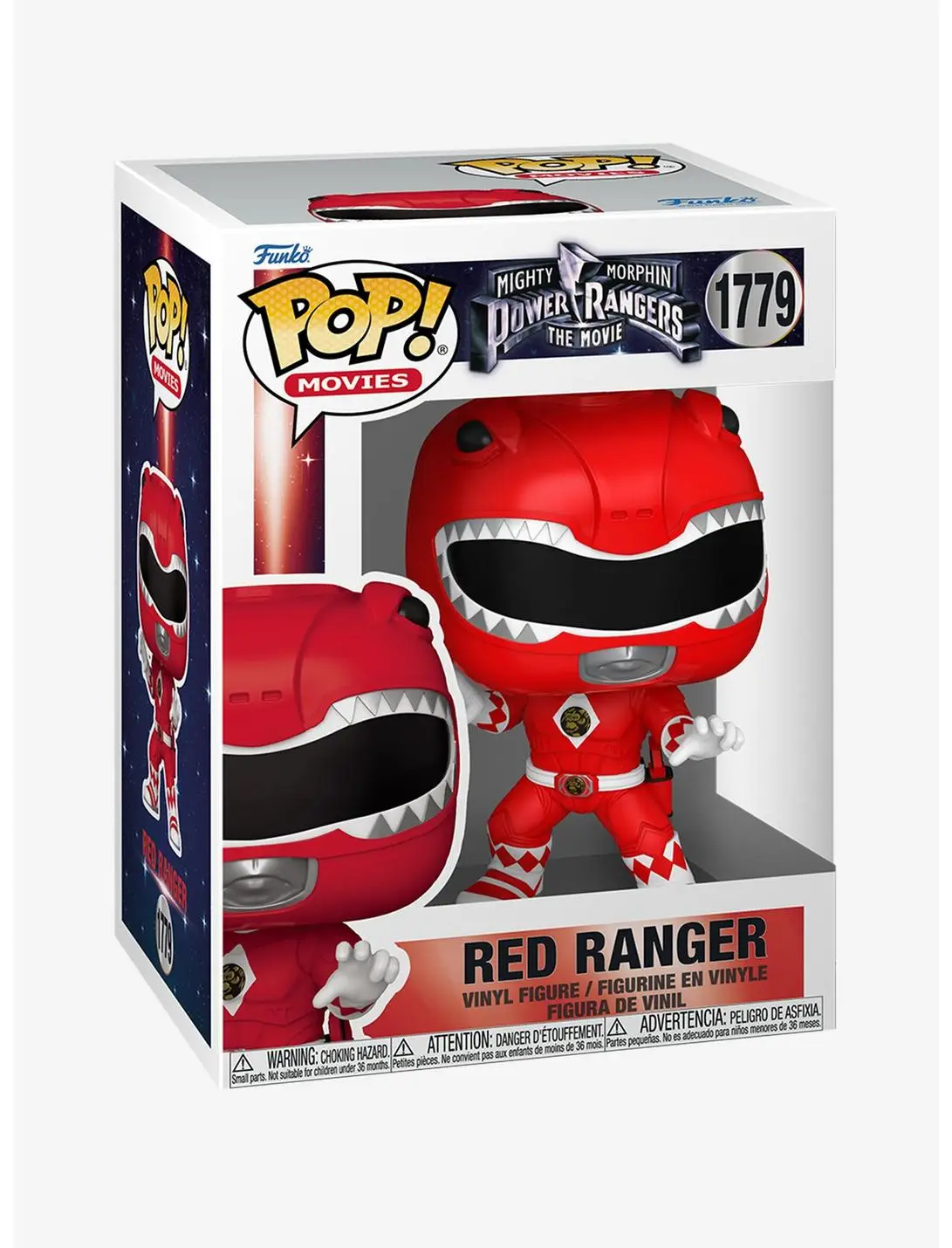 Funko Pop! Movies Mighty Morphin Power Rangers: The Movie Red Ranger Vinyl Figure