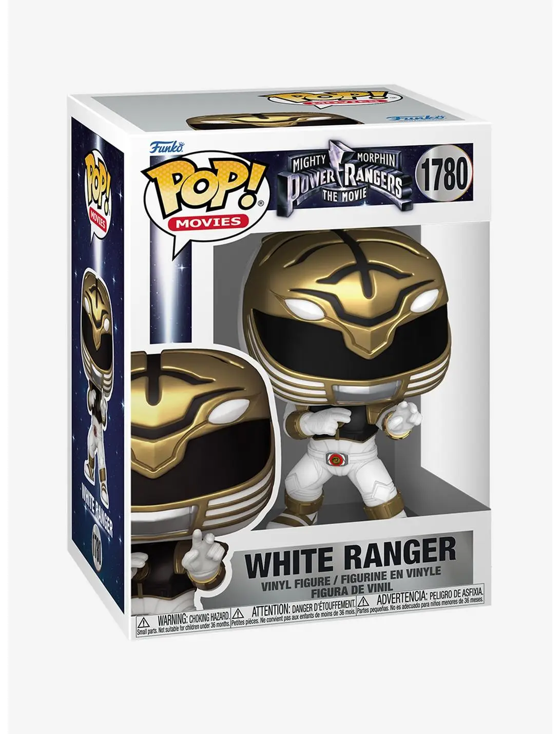 Funko Pop! Movies Mighty Morphin Power Rangers: The Movie White Ranger Vinyl Figure