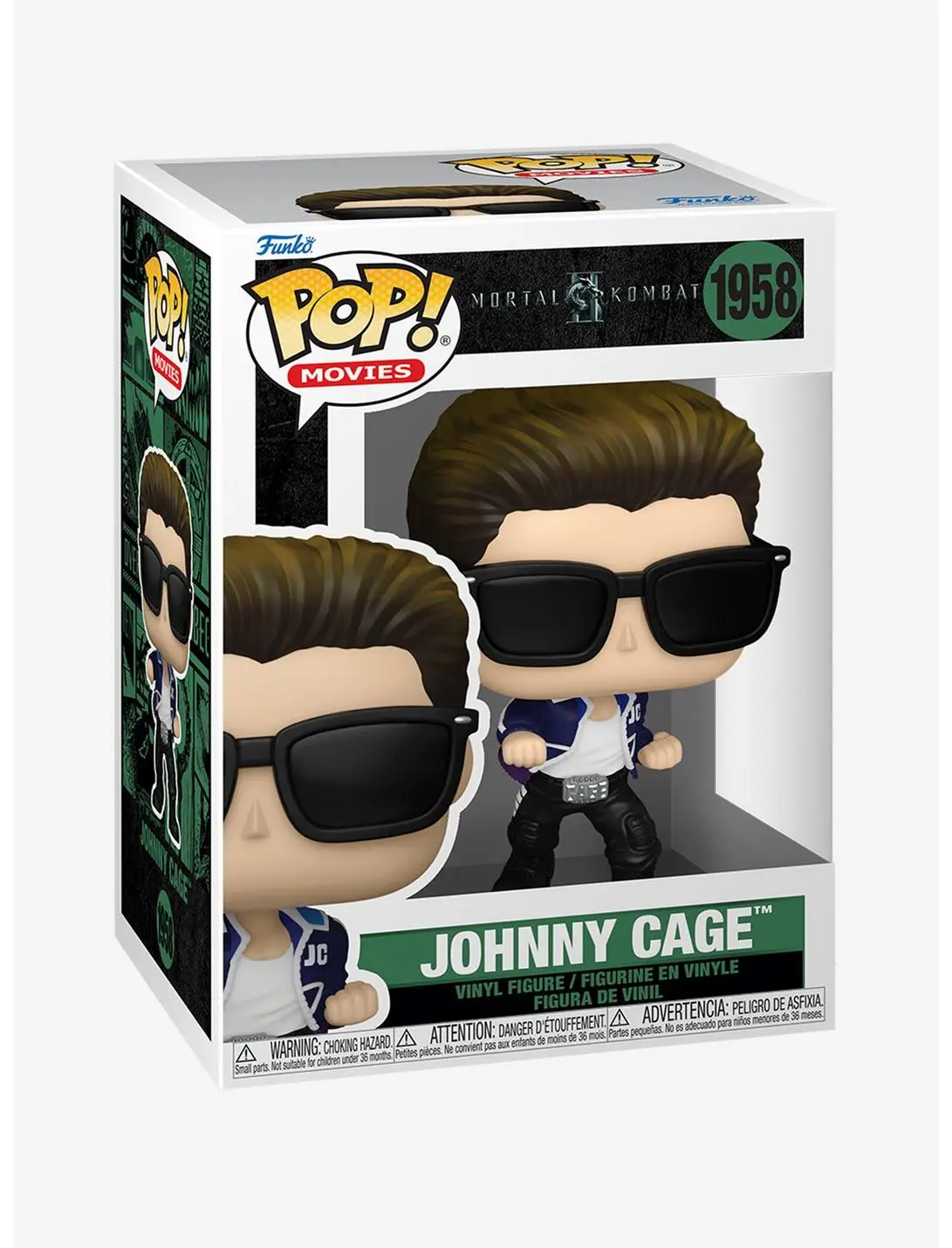 Funko Pop! Movies Mortal Kombat II Johnny Cage Vinyl Figure