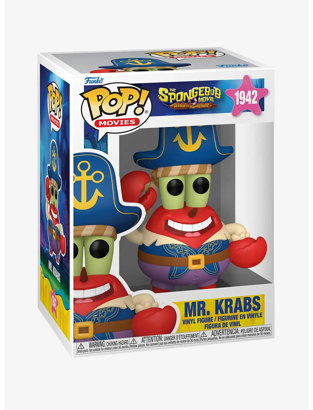 Funko Pop! Movies The SpongeBob Movie: Search for SquarePants Mr. Krabs Vinyl Figure