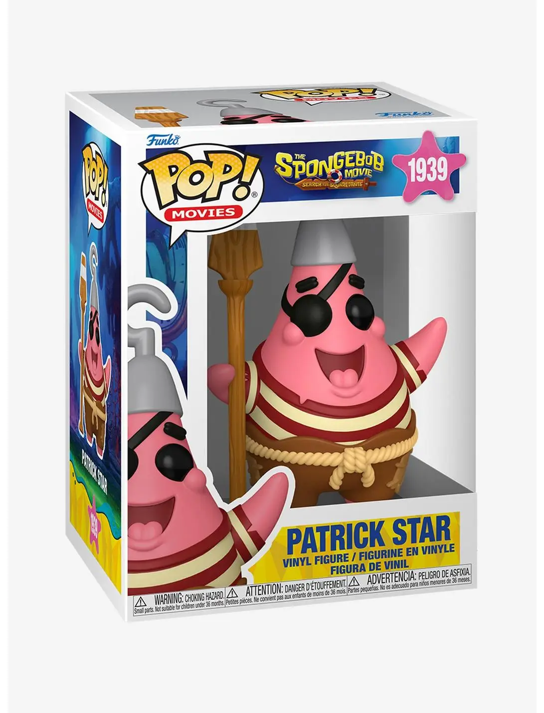 Funko Pop! Movies The SpongeBob Movie: Search for SquarePants Patrick Star Vinyl Figure