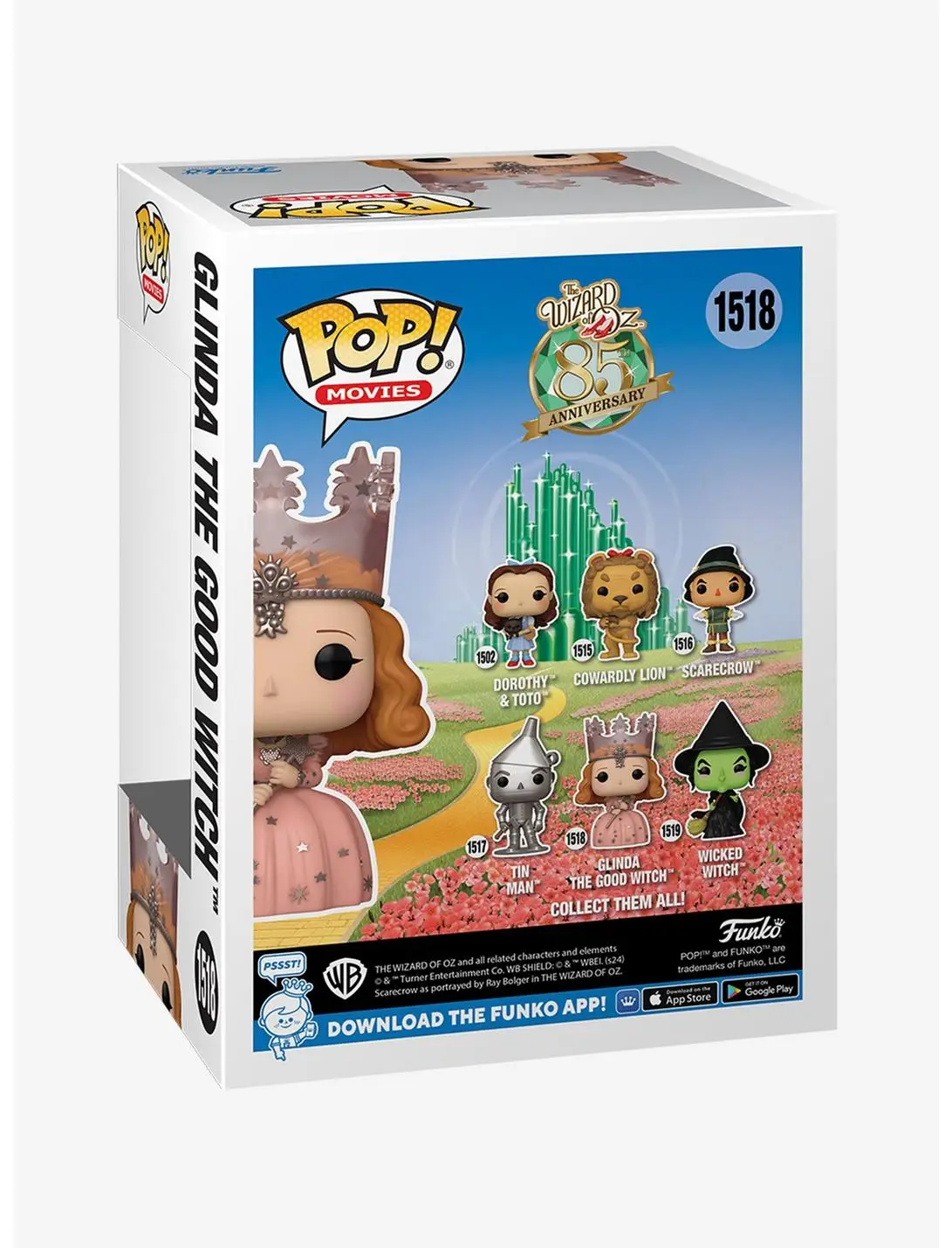 Funko Pop! Movies The Wizard of Oz 85th Anniversary Glinda the Good Witch Vinyl Figure