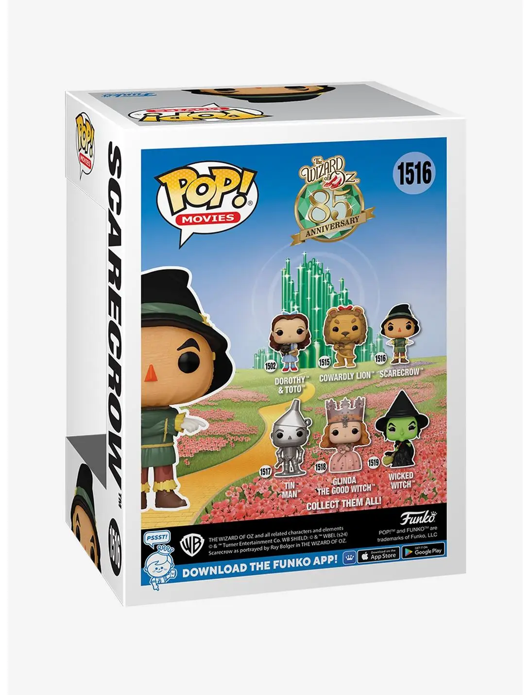 Funko Pop! Movies The Wizard of Oz 85th Anniversary Scarecrow Vinyl Figure
