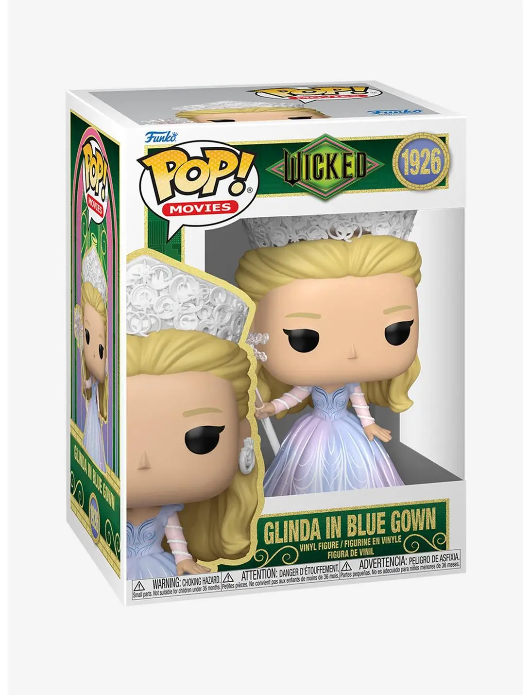 Funko Pop! Movies Wicked: For Good Glinda in Blue Gown Vinyl Figure