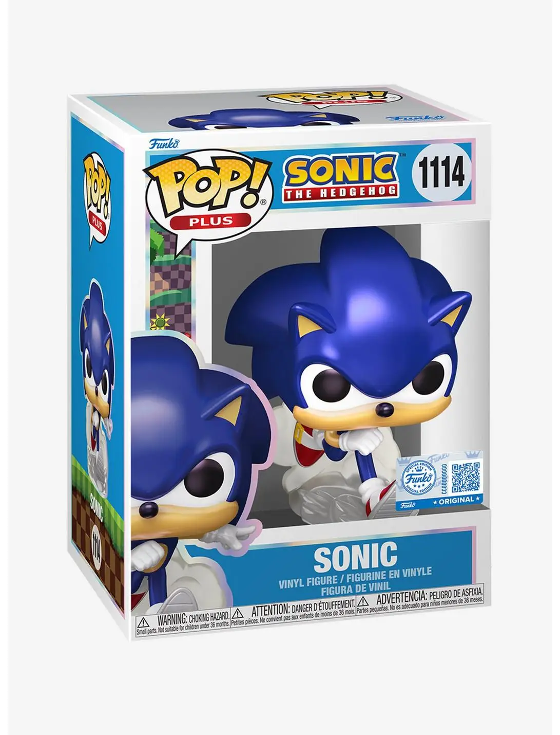 Funko Pop! Plus Sonic the Hedgehog Sonic Vinyl Figure