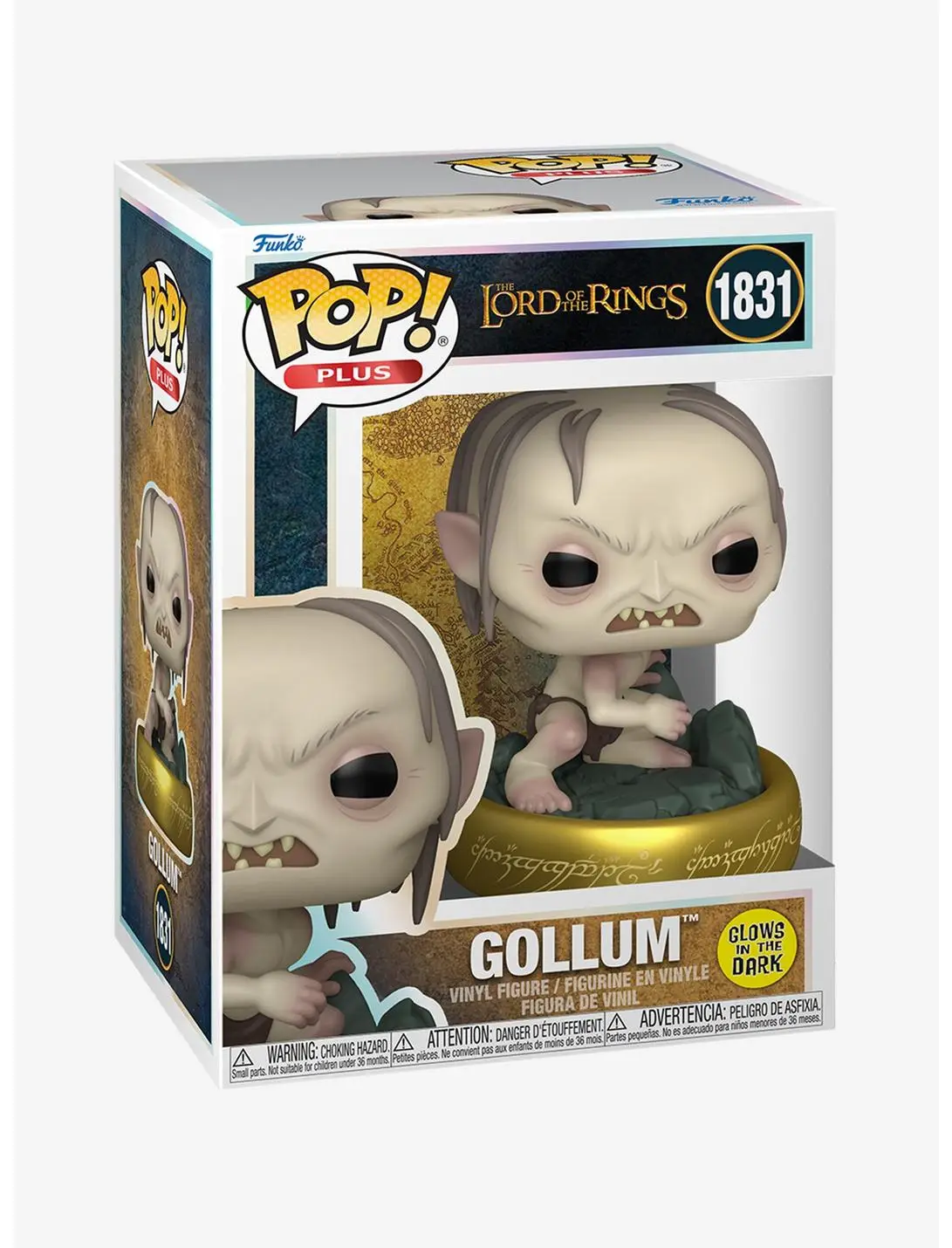 Funko Pop! Plus The Lord of the Rings Gollum Glow-in-the-Dark Vinyl Figure