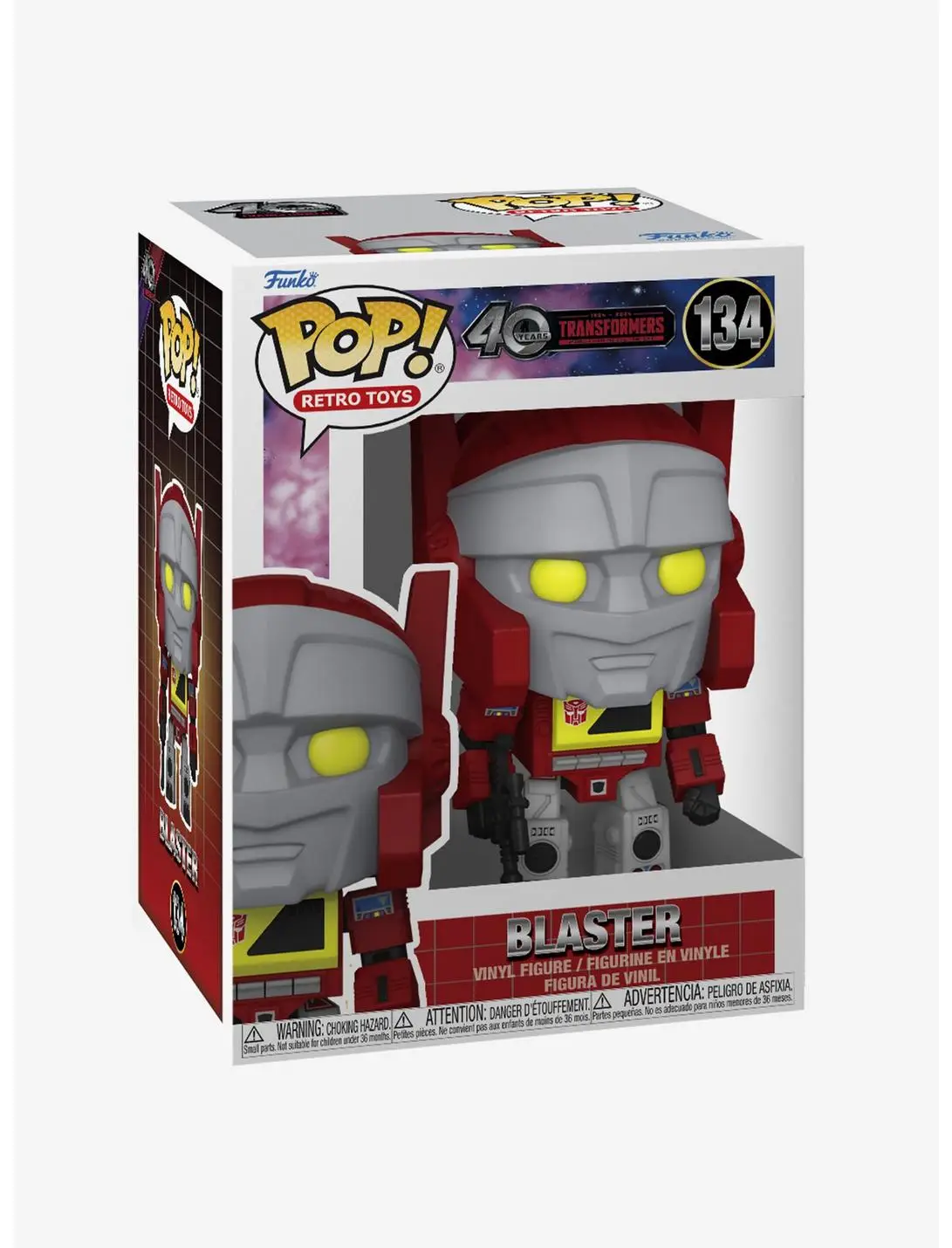 Funko Pop! Retro Toys Transformers Blaster Vinyl Figure