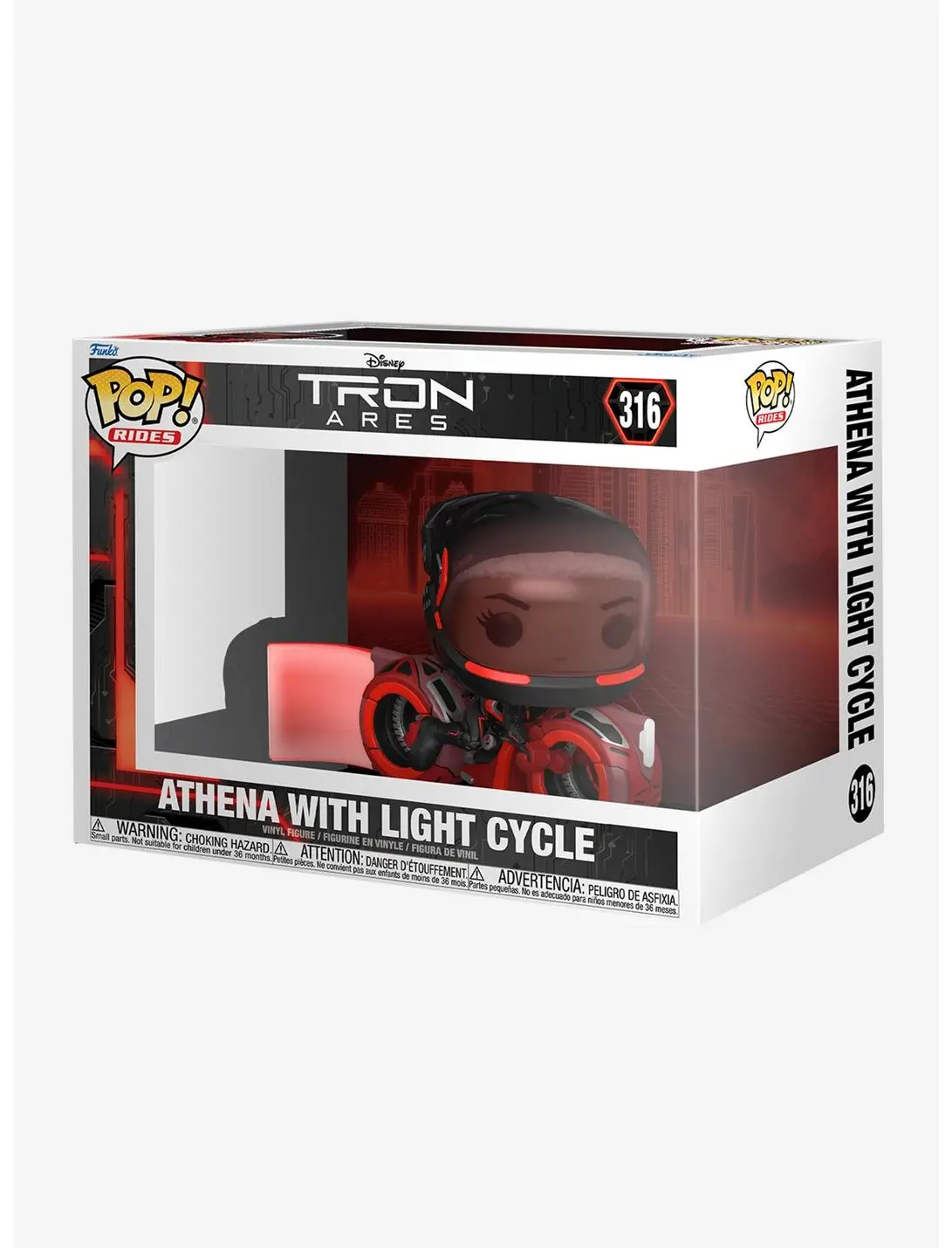Funko Pop! Rides Tron: Ares Athena with Light Cycle Vinyl Figure