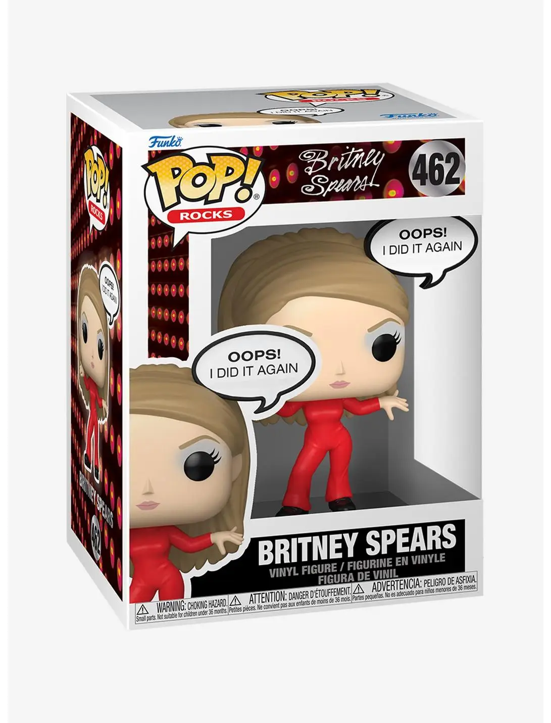 Funko Pop! Rocks Britney Spears (...Oops I Did It Again) Vinyl Figure