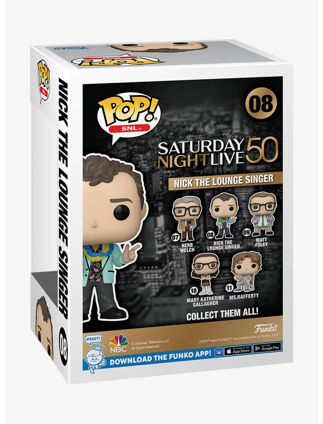 Funko Pop! SNL Saturday Night Live 50th Anniversary Nick The Lounge Singer Vinyl Figure