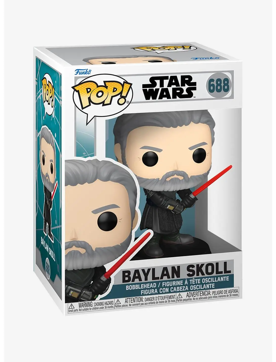 Funko Pop! Star Wars Ahsoka Baylan Skoll Vinyl Bobblehead