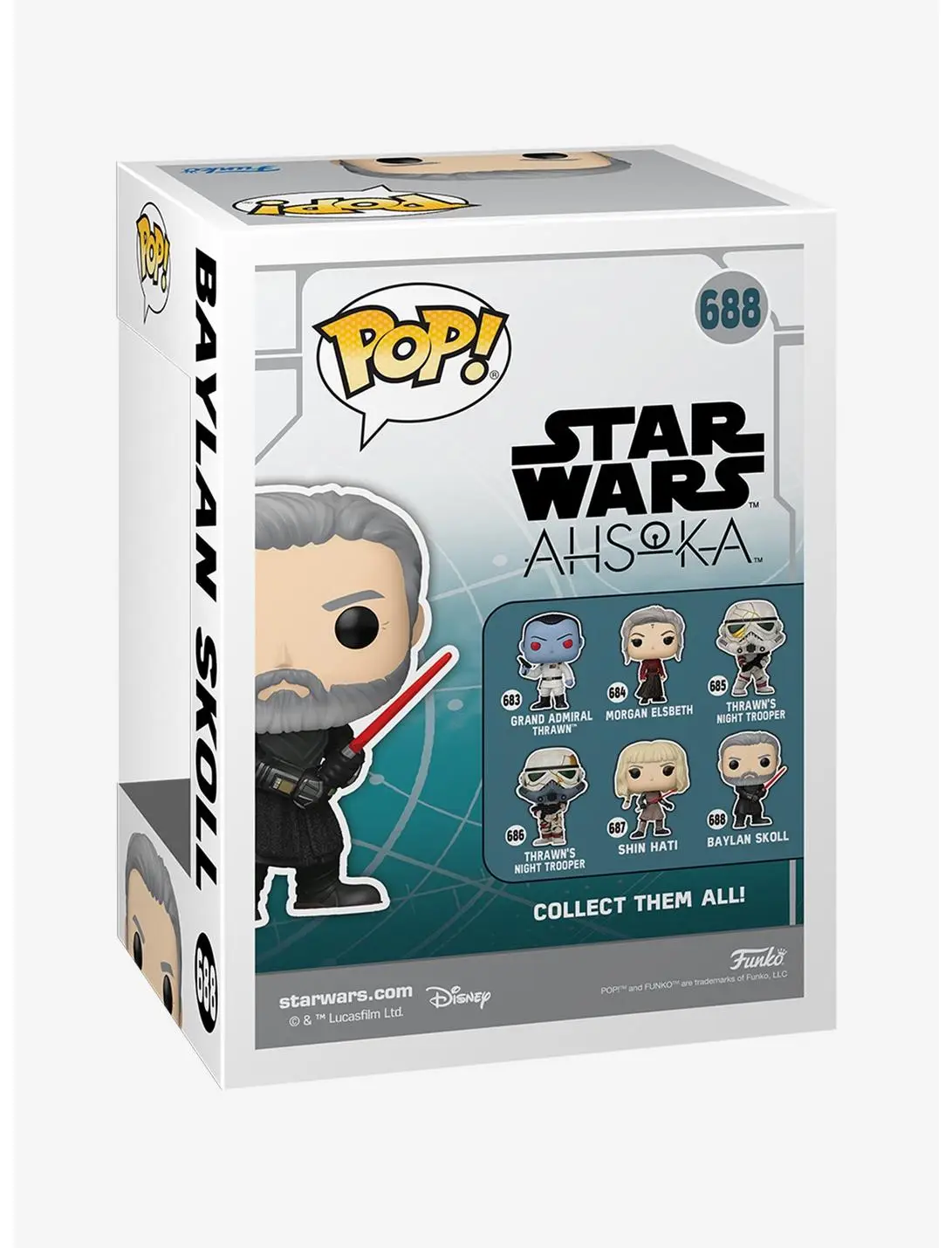Funko Pop! Star Wars Ahsoka Baylan Skoll Vinyl Bobblehead