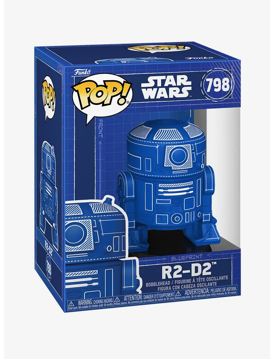 Funko Pop! Star Wars R2-D2 Blueprint Vinyl Bobblehead