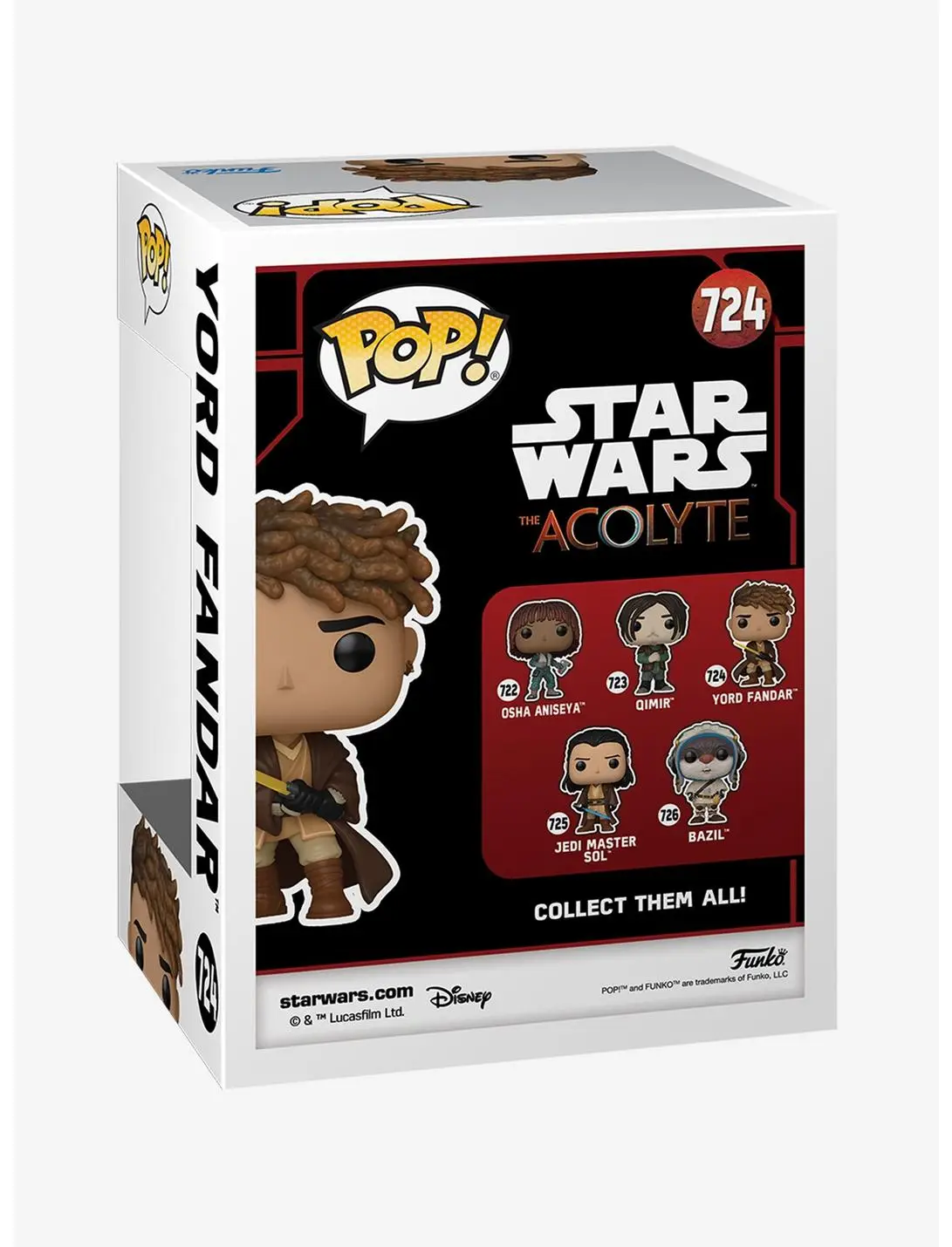 Funko Pop! Star Wars The Acolyte Yord Fandar Vinyl Figure