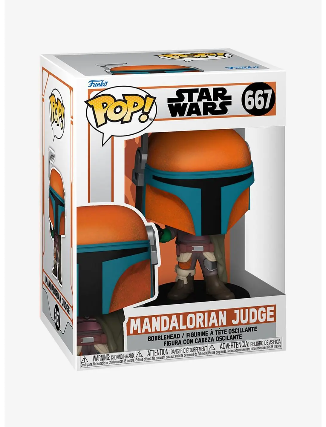 Funko Pop! Star Wars The Mandalorian Mandalorian Judge Vinyl Bobble-Head
