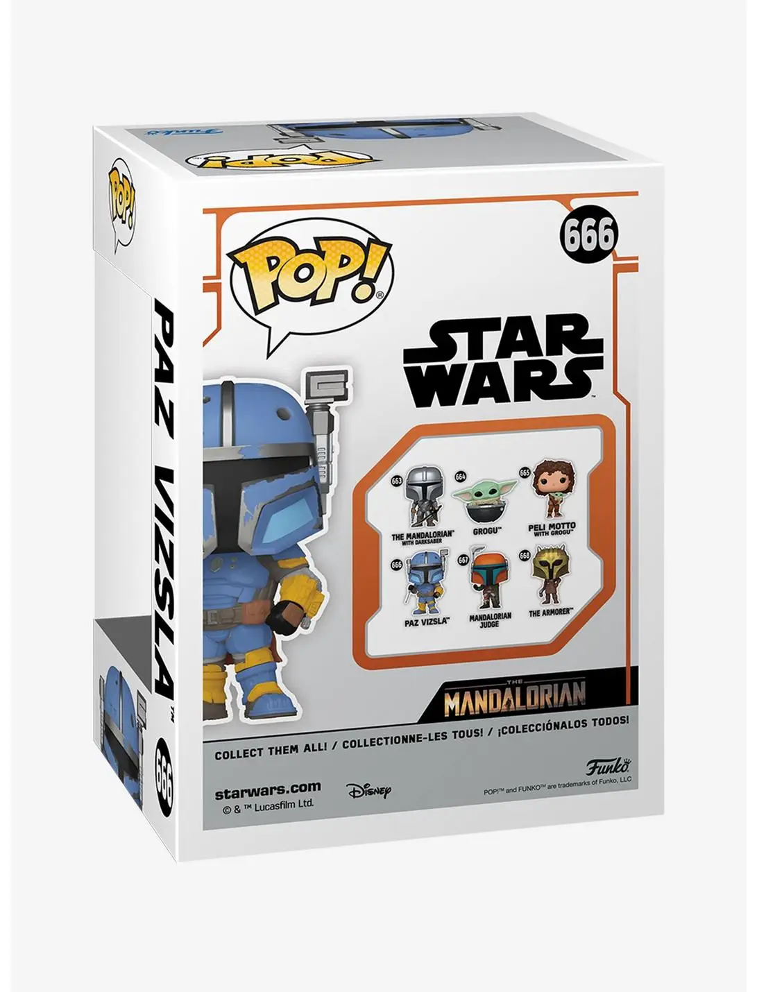Funko Pop! Star Wars The Mandalorian Paz Vizsla Vinyl Bobble-Head
