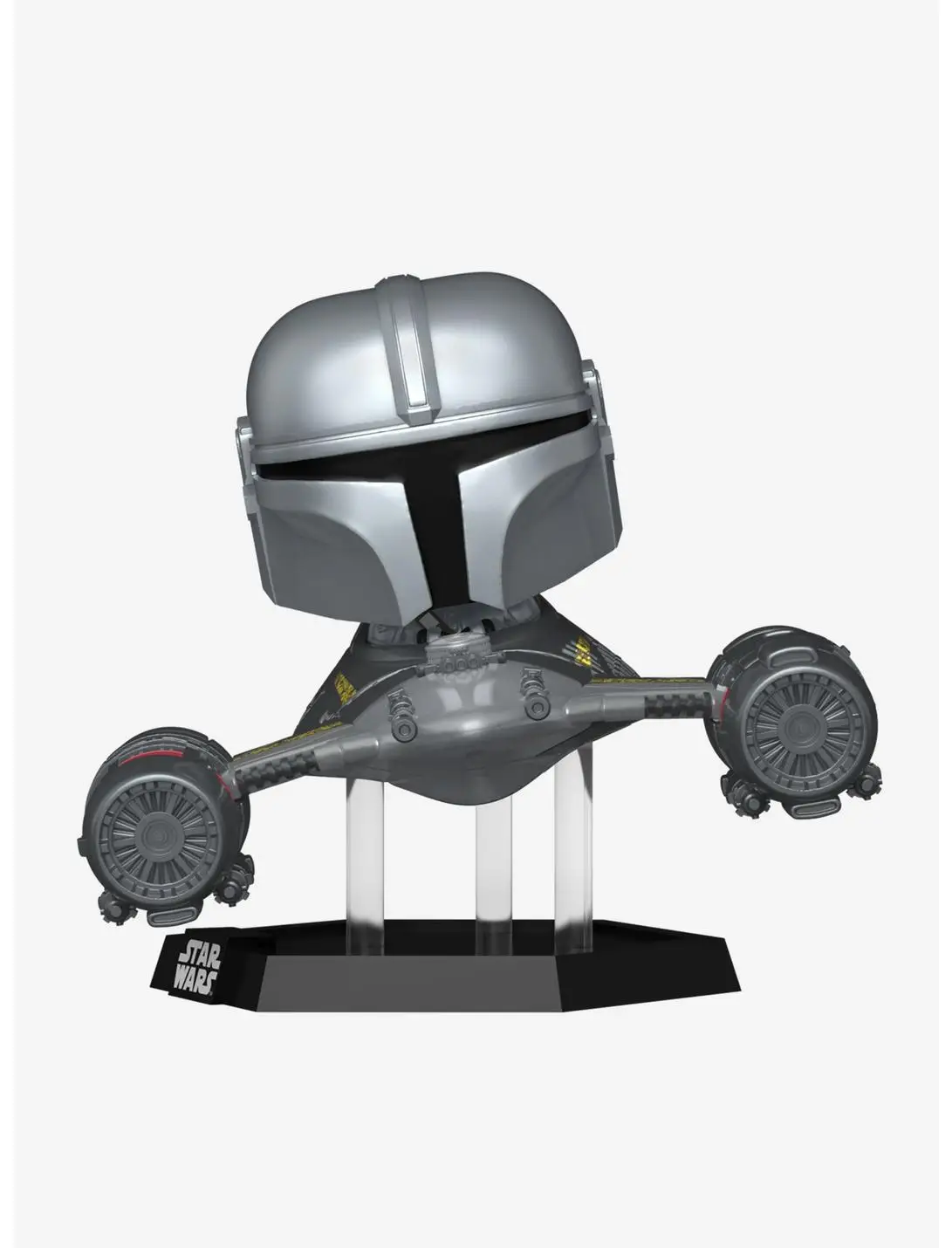 Funko Pop! Star Wars The Mandalorian The Mandalorian in N-1 Starfighter (With R5-D4) Vinyl Bobble-Head