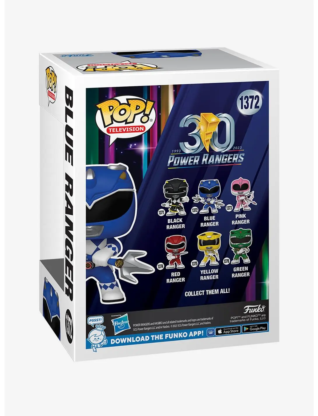 Funko Pop! Television Power Rangers Blue Ranger Vinyl Figure