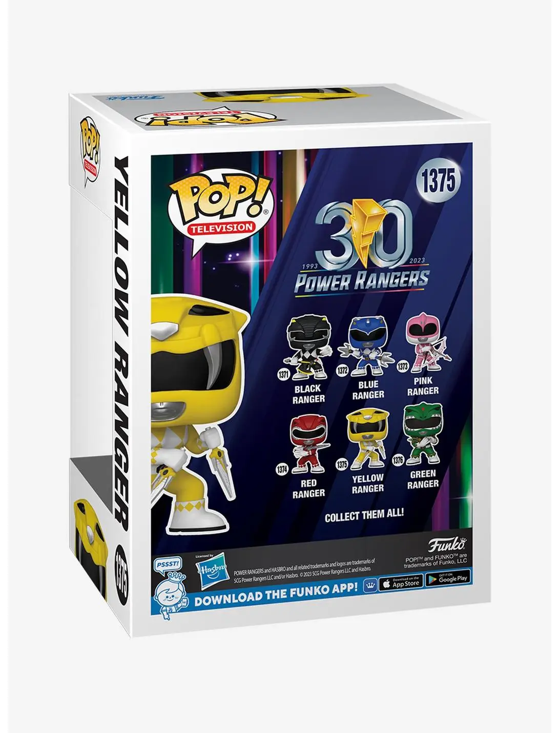 Funko Pop! Television Power Rangers Yellow Ranger Vinyl Figure