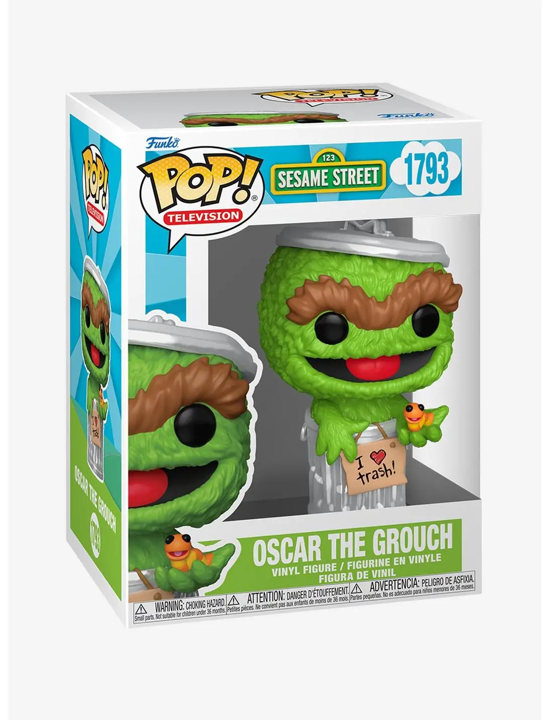 Funko Pop! Television Sesame Street Oscar the Grouch Vinyl Figure