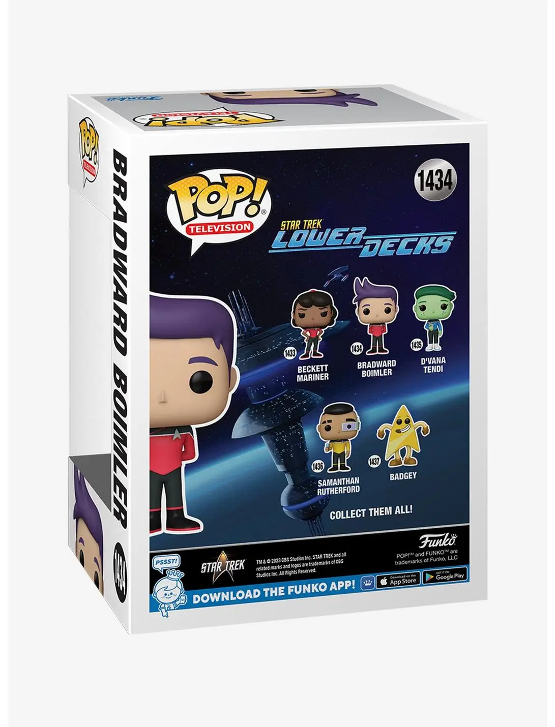 Funko Pop! Television Star Trek: Lower Decks Bradward Boimler Vinyl Figure