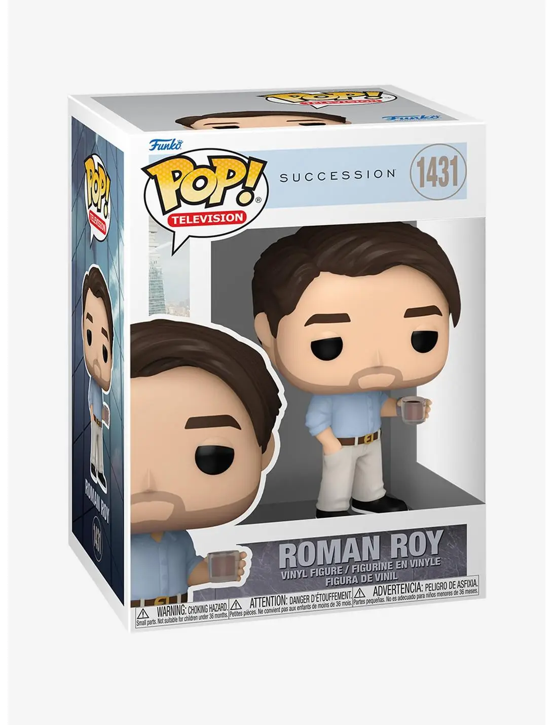 Funko Pop! Television Succession Roman Roy Vinyl Figure