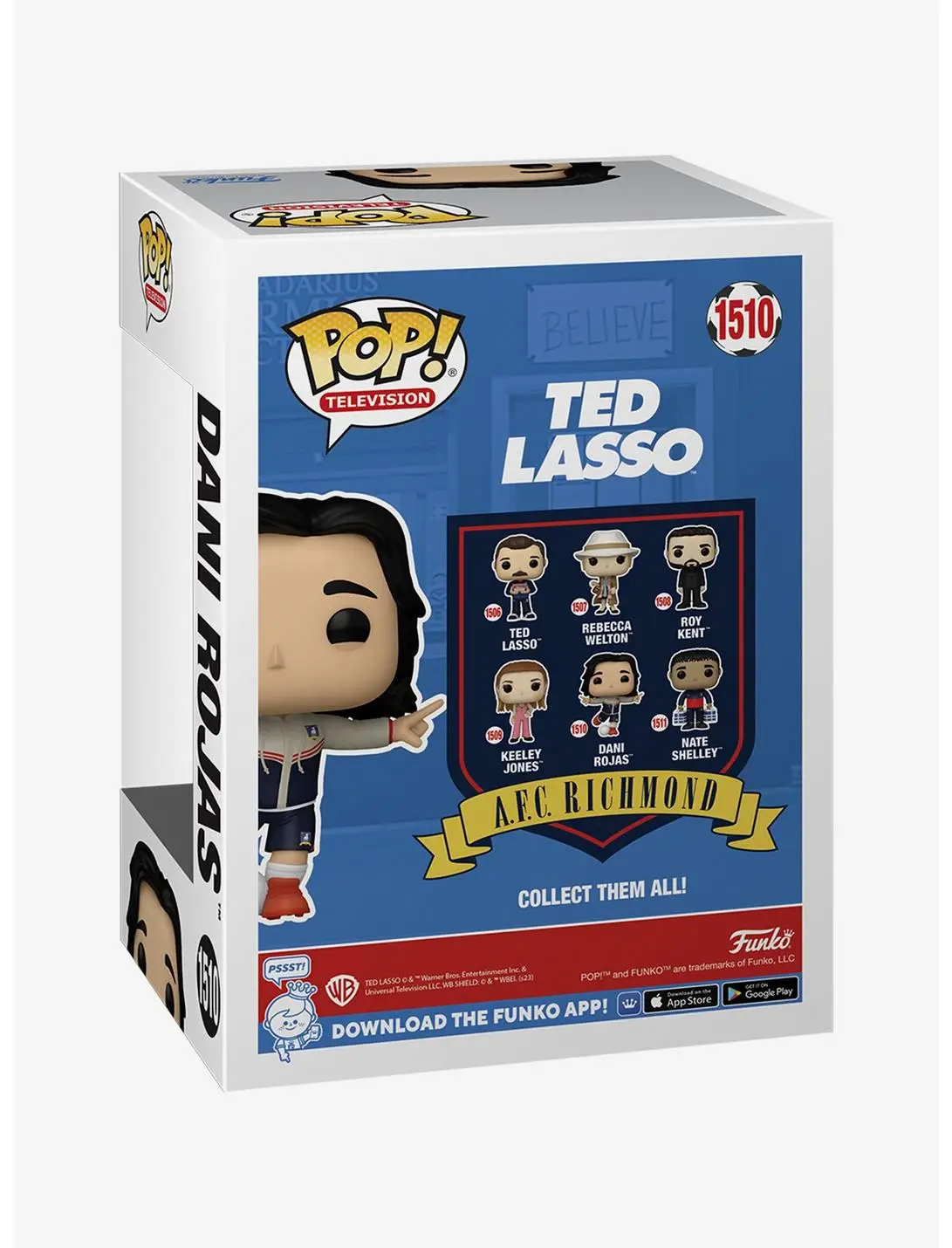 Funko Pop! Television Ted Lasso Dani Rojas Vinyl Figure