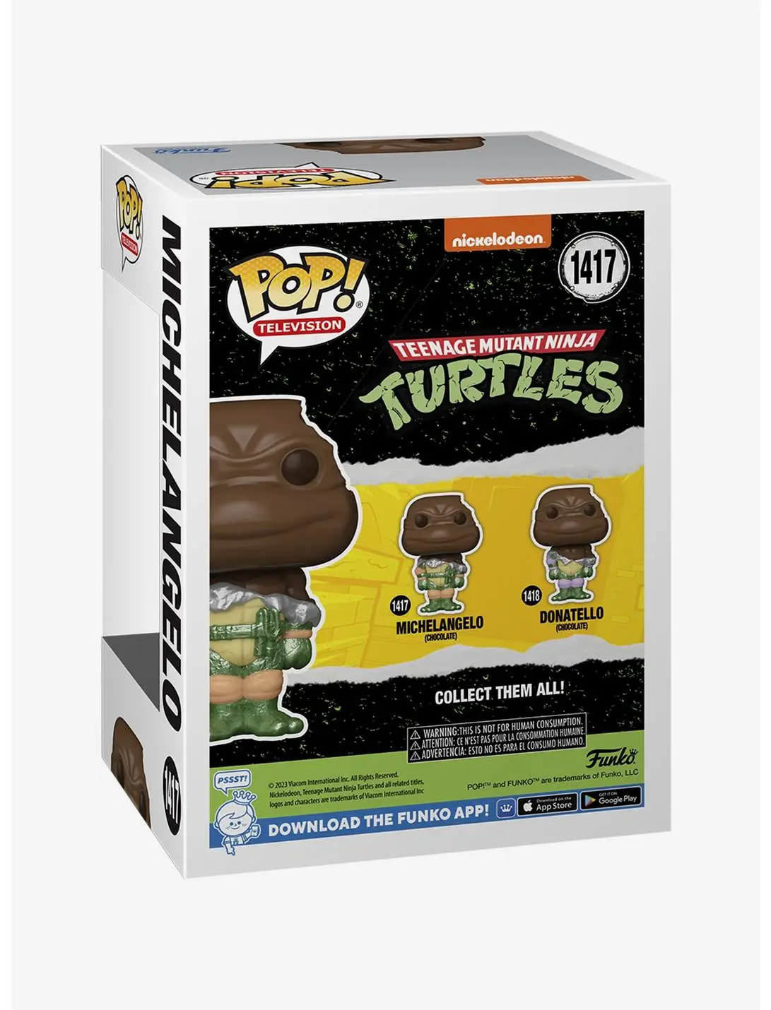Funko Pop! Television Teenage Mutant Ninja Turtles Michelangelo Vinyl Figure