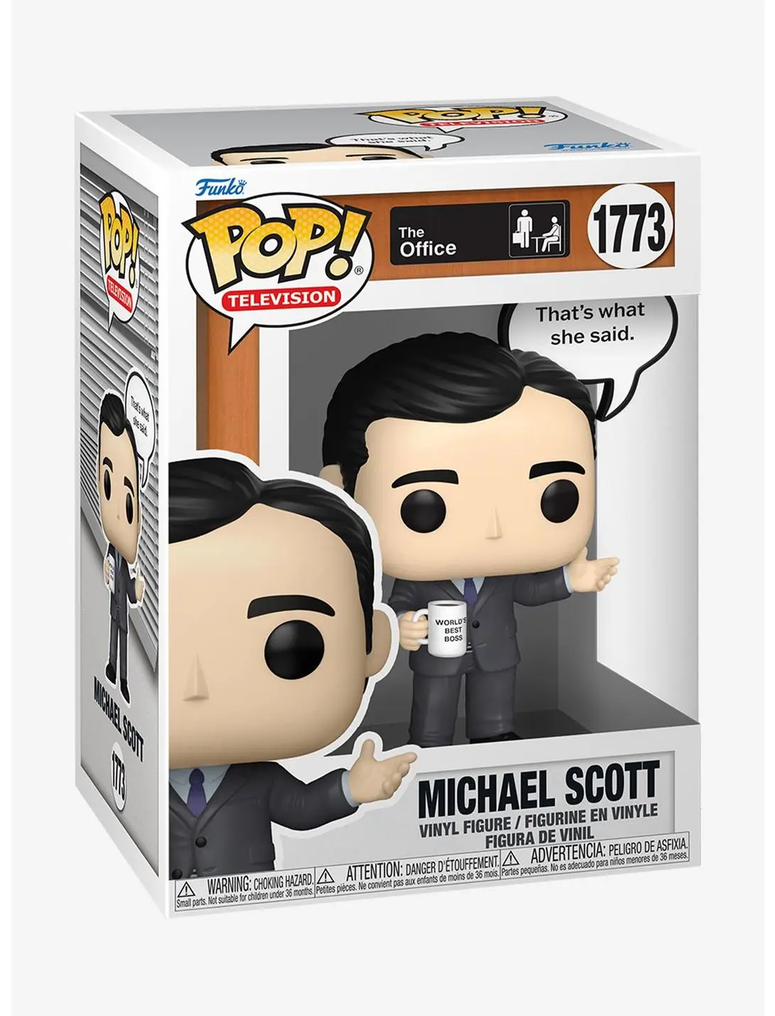 Funko Pop! Television The Office Michael Scott Sayings Vinyl Figure