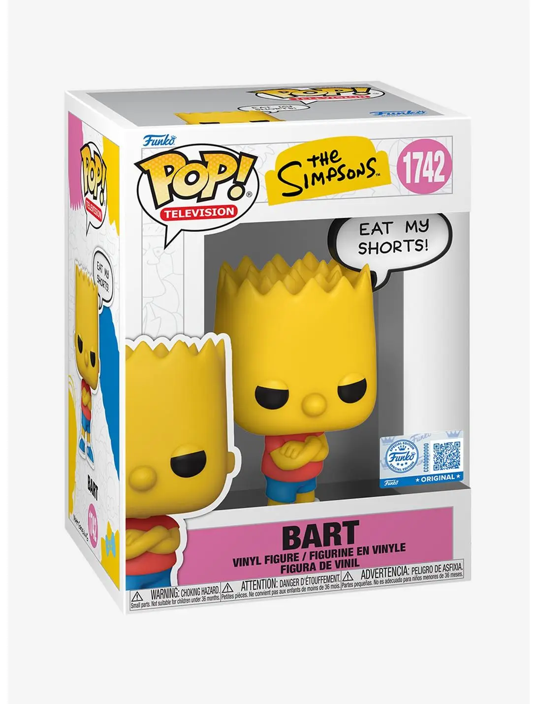 Funko Pop! Television The Simpsons Bart Sayings Vinyl Figure