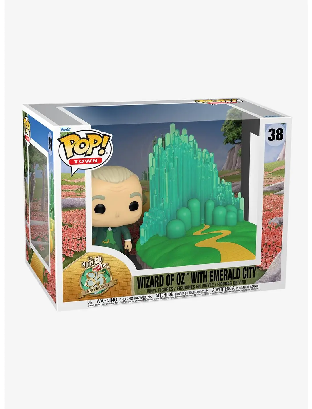 Funko Pop! Town The Wizard of Oz 85th Anniversary Wizard of Oz with Emerald City Vinyl Figure Set